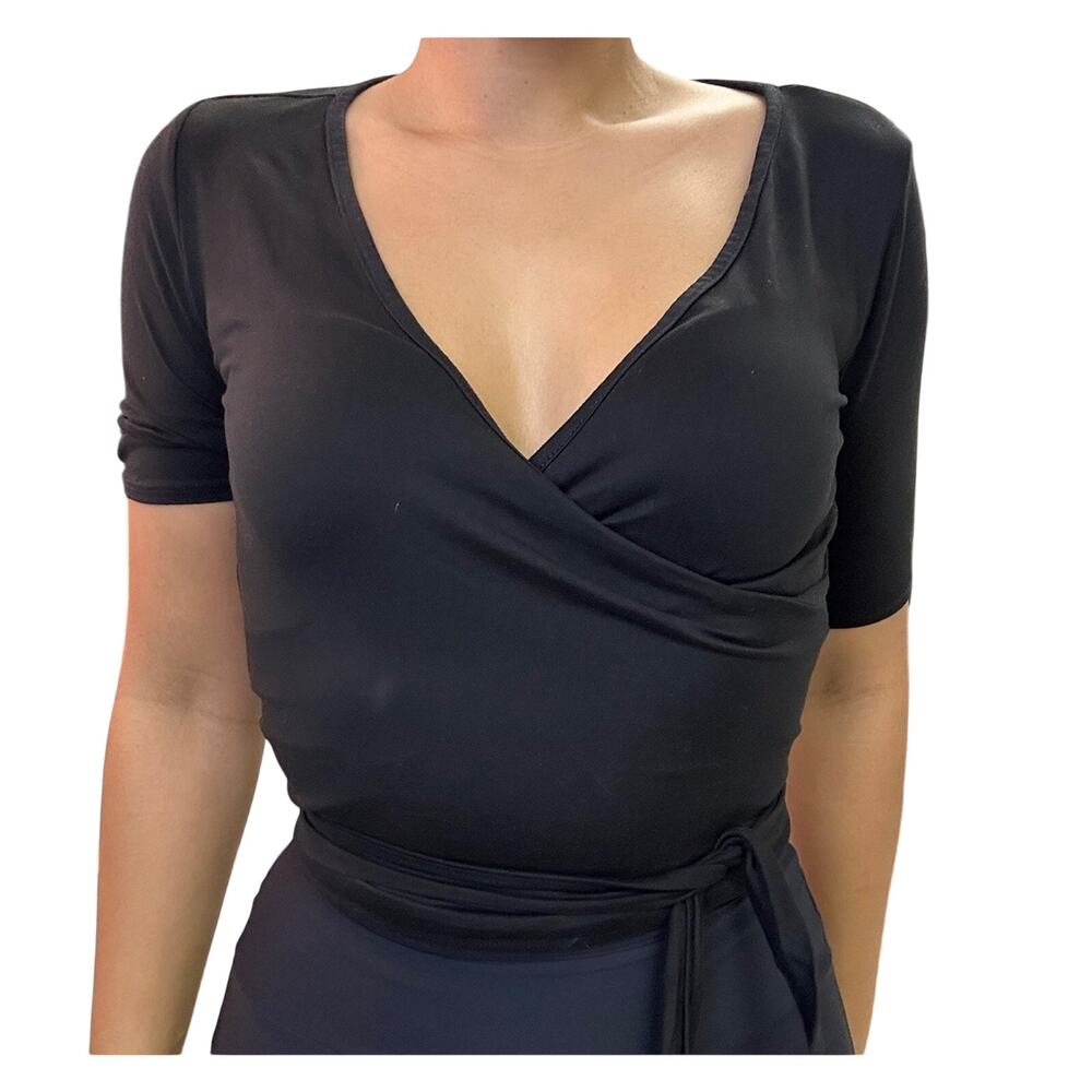 Woman Cross Neck Blouse